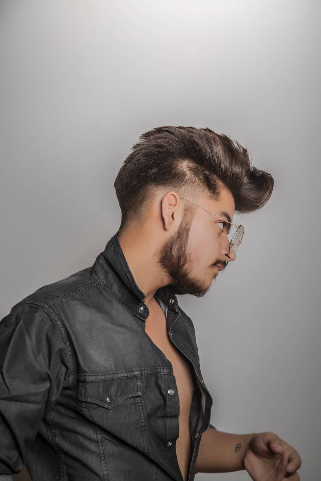 Retrato de cliente após corte