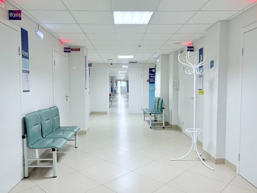 Corredor de consultórios da Villa Health